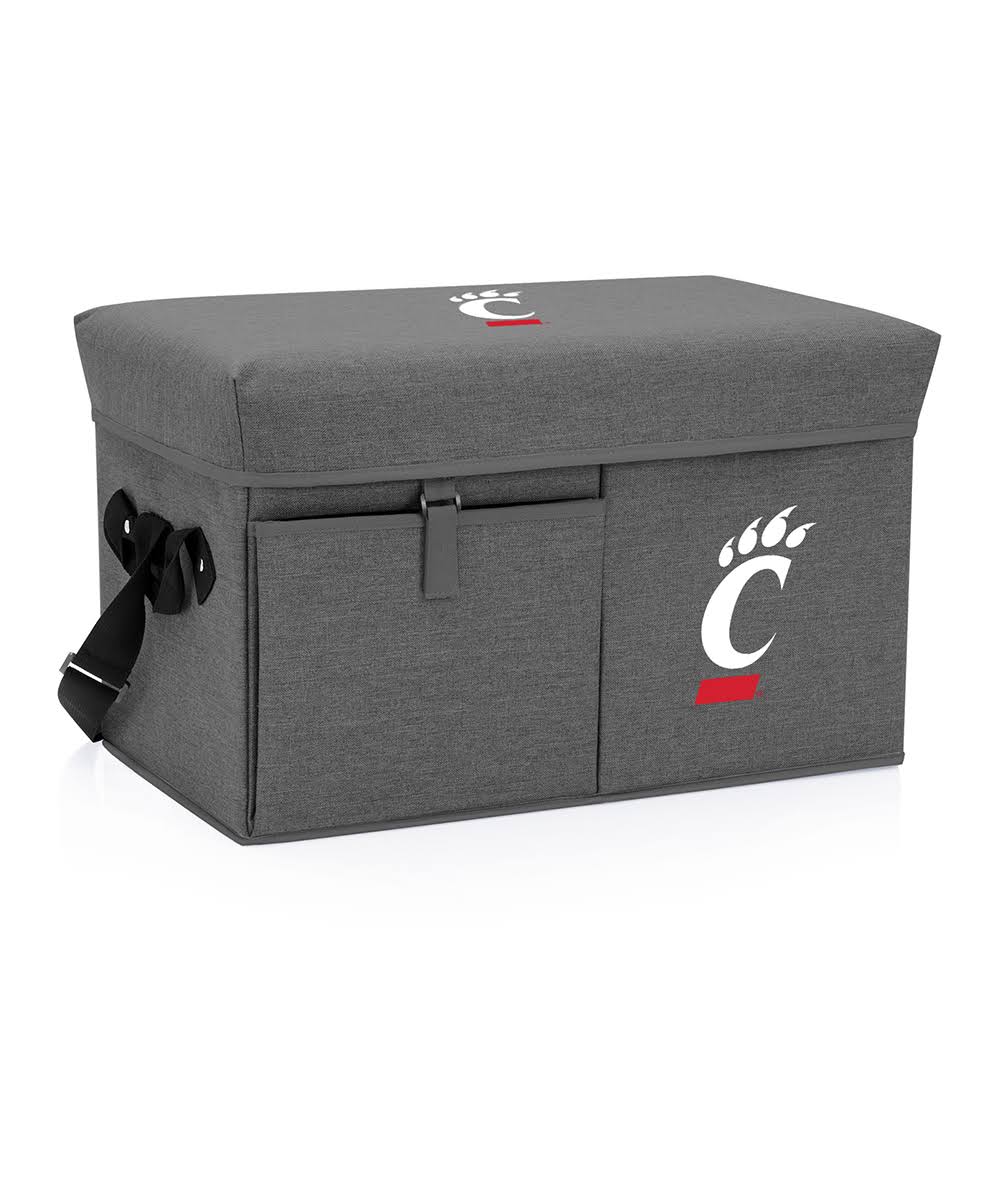 Gray Ottoman Cooler & Seat Q82205
