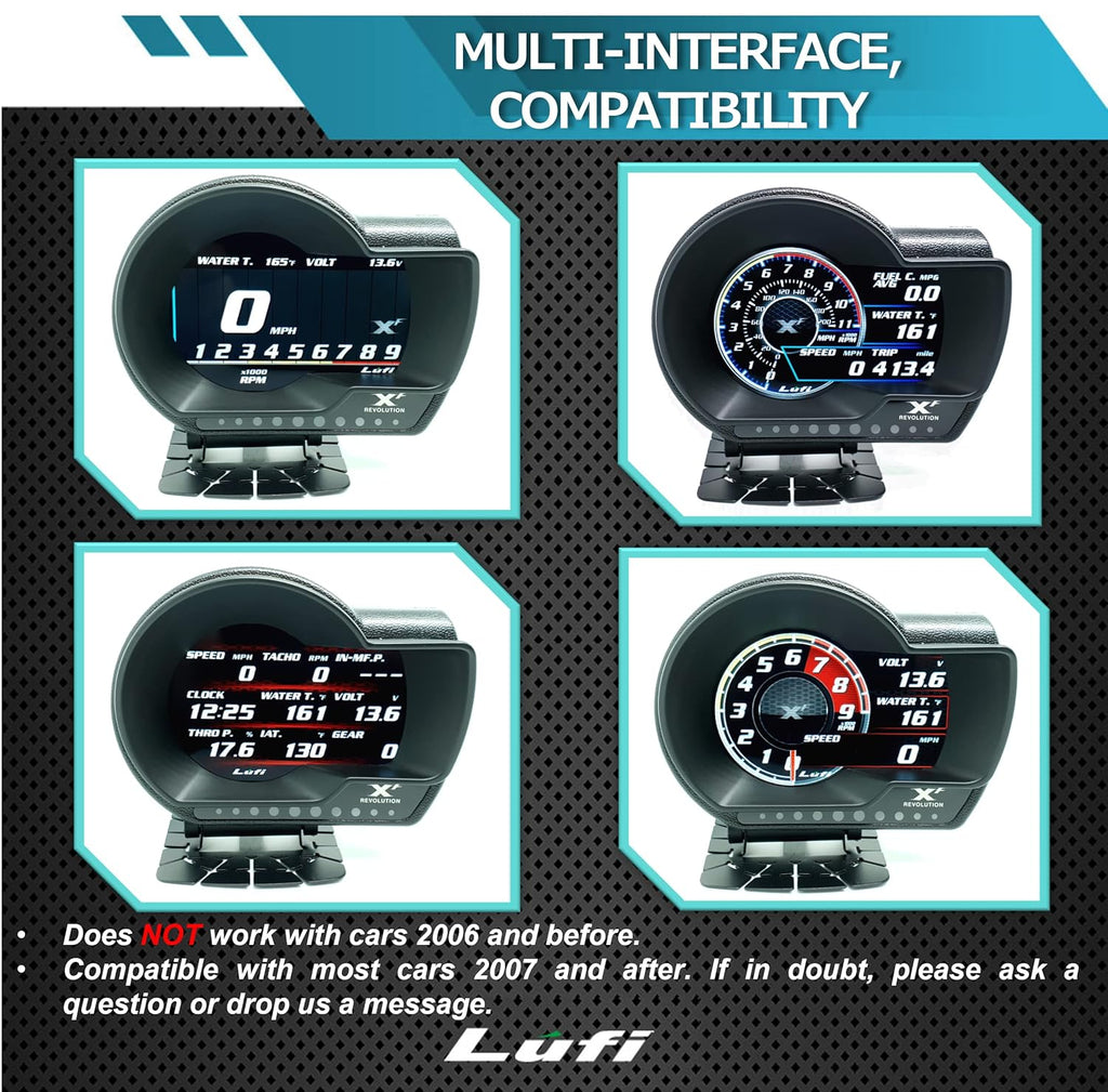 OBD2 Gauge Display Head Up Display S53614