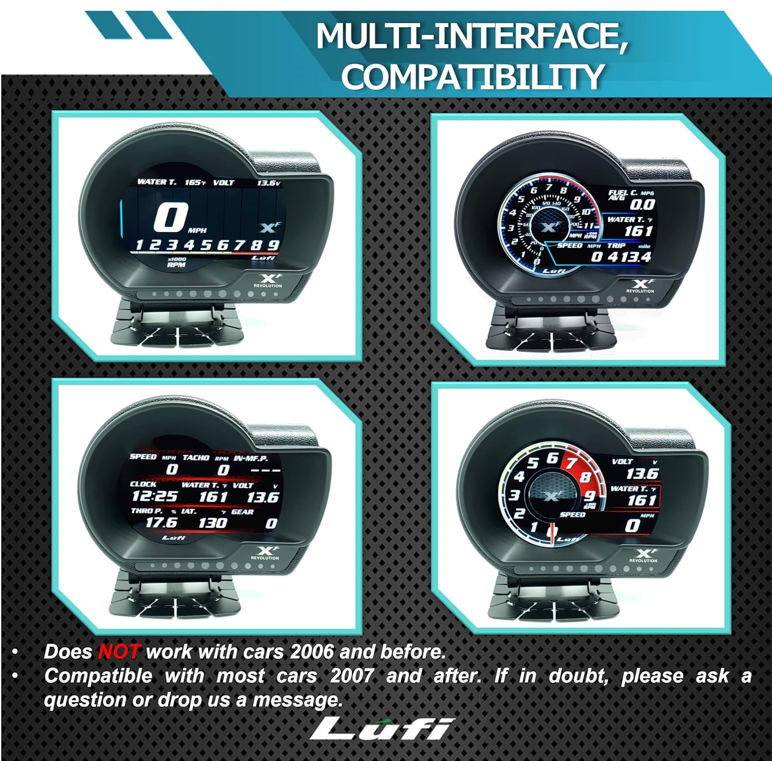 OBD2 Gauge Display Head Up Display S53614