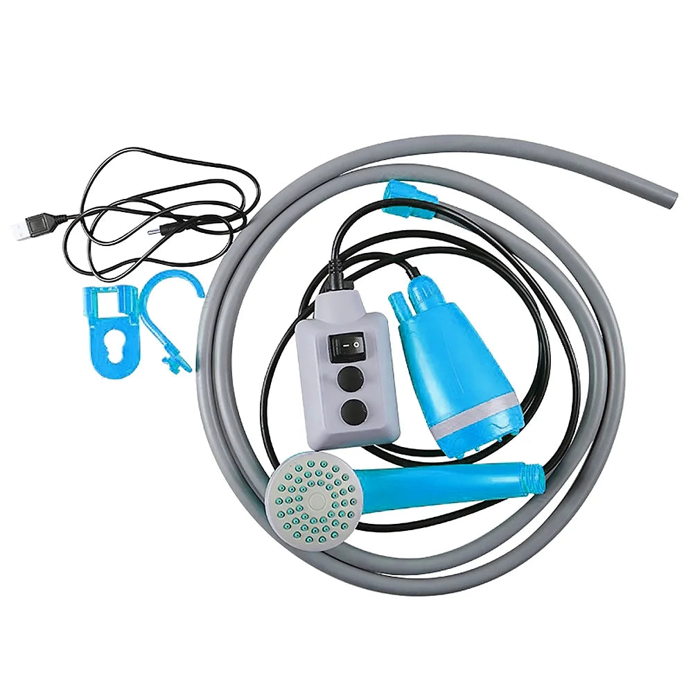 Portable Camping Shower with Rechargeable Shower Head V13104