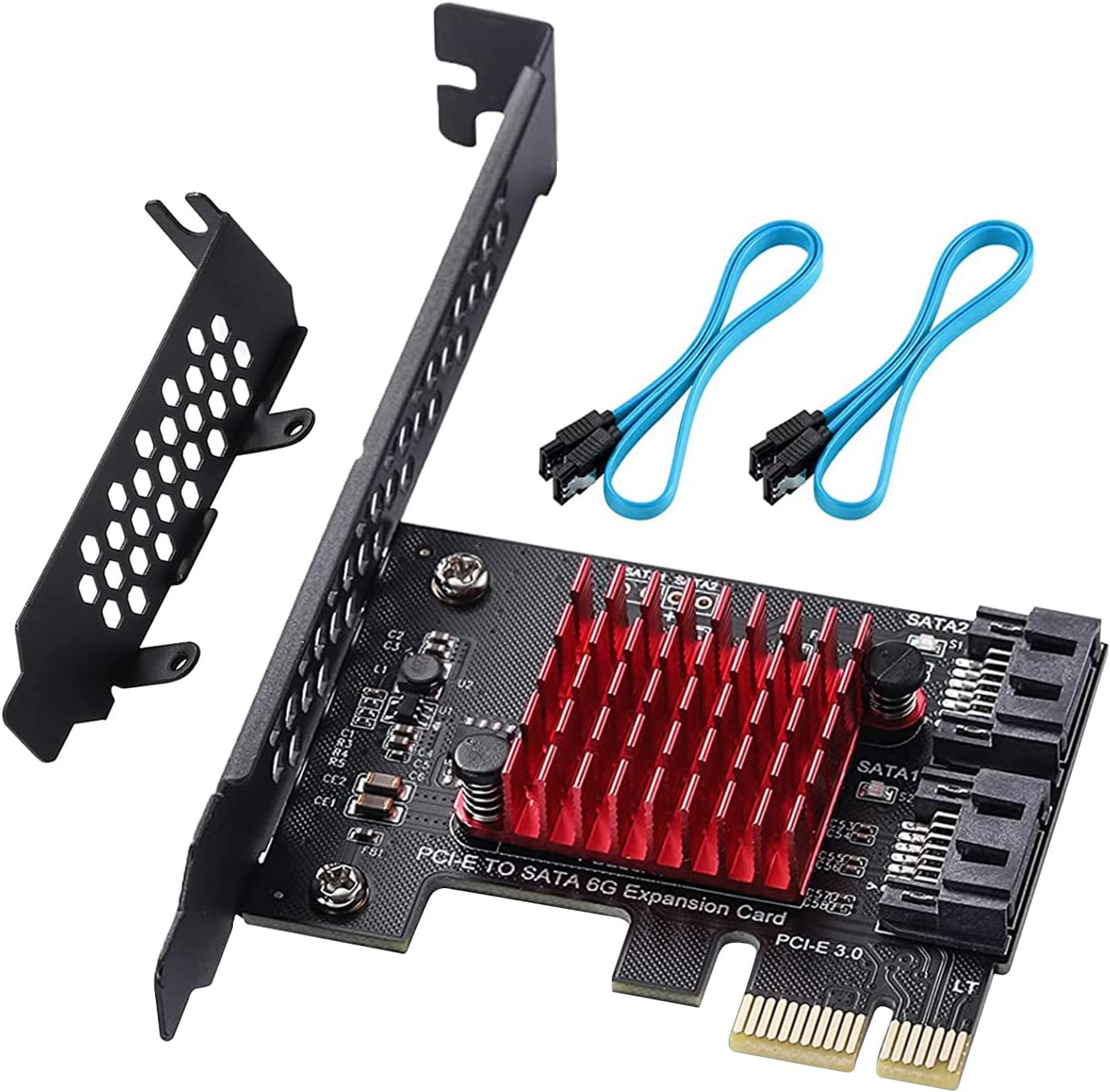 4X 16 SATA Port PCIe Card with 16 SATA Cables R90364