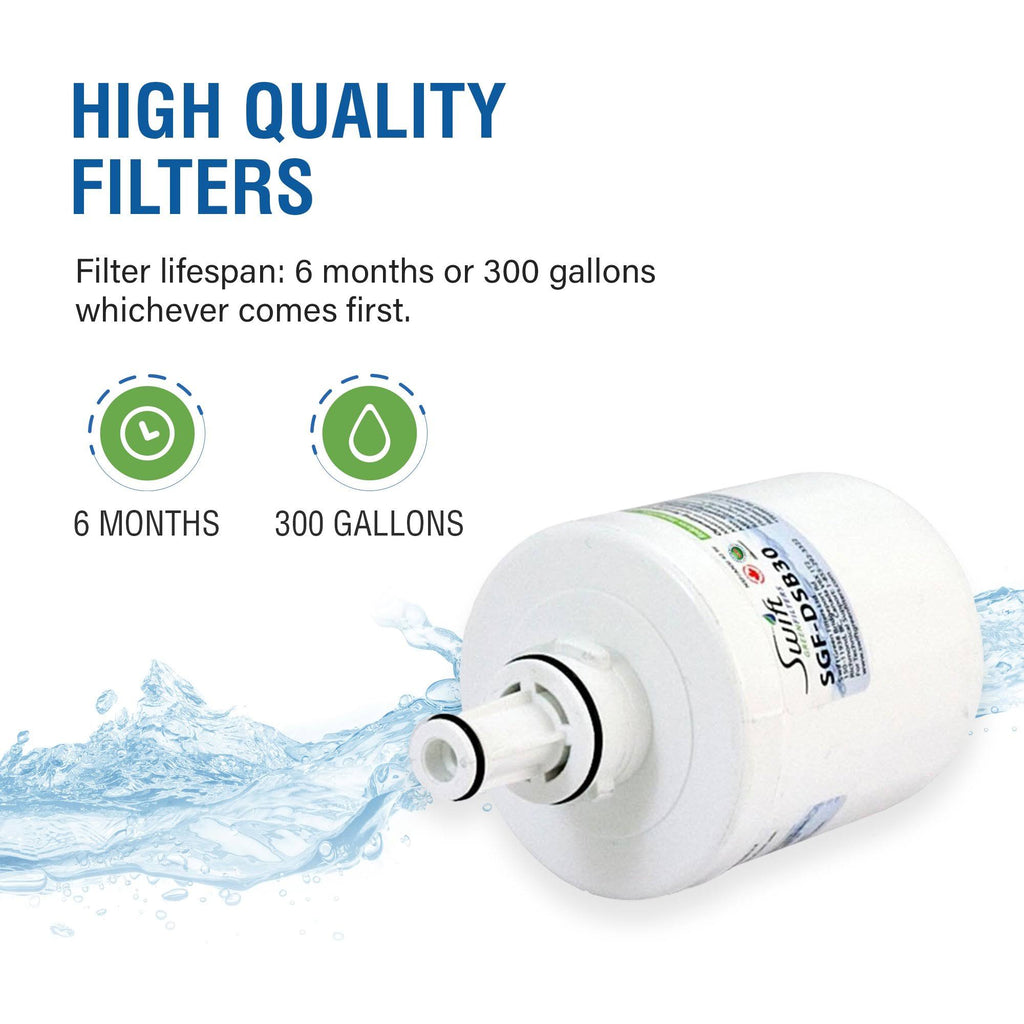 6 Pack Refrigerator Water Filter Q81339