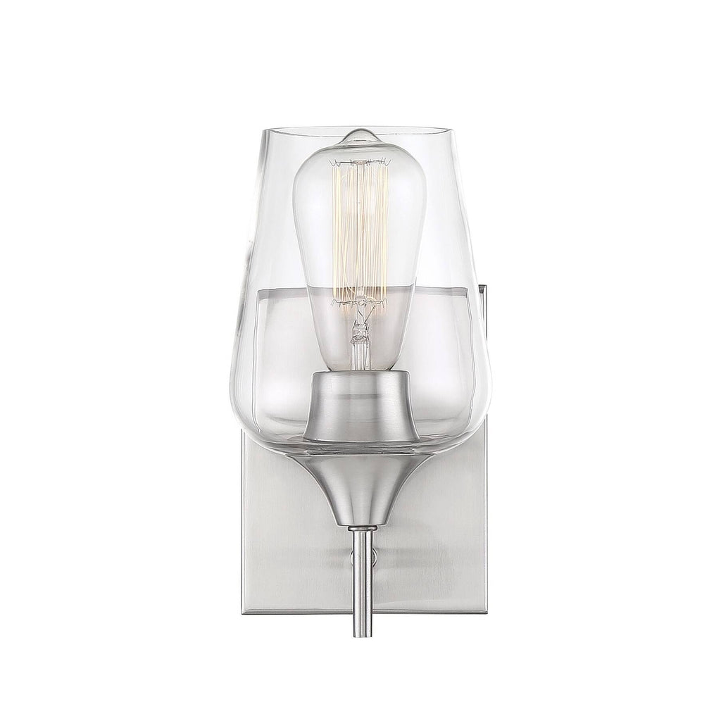 Satin Nickel Sconce V72956