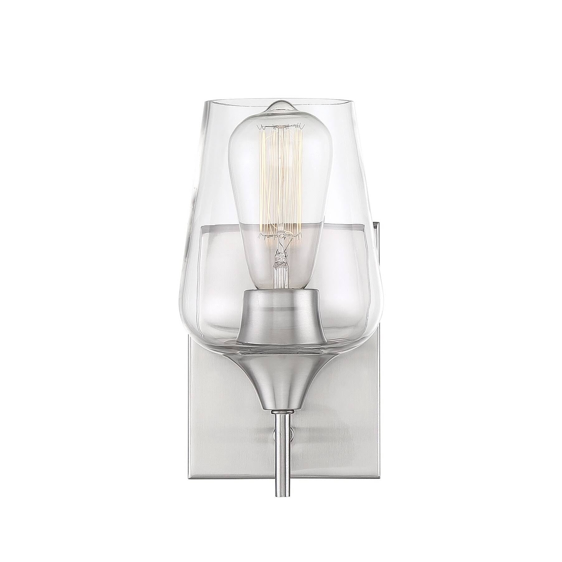 Satin Nickel Sconce V72956
