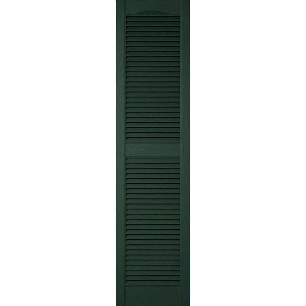 14 1/2 inchw x 65 inchh Vinyl Open Louver Shutters Per Pair K711