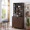 Mahogany Dining Hutch P1052