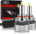 H11/H9/H8 LED Headlight Bulbs 20000LM 6000K 80W Pack of 2 B959192