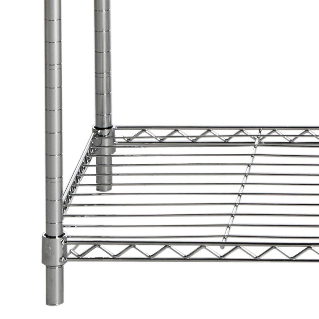 Chrome Wire Adjustable Garment Rack Z118438