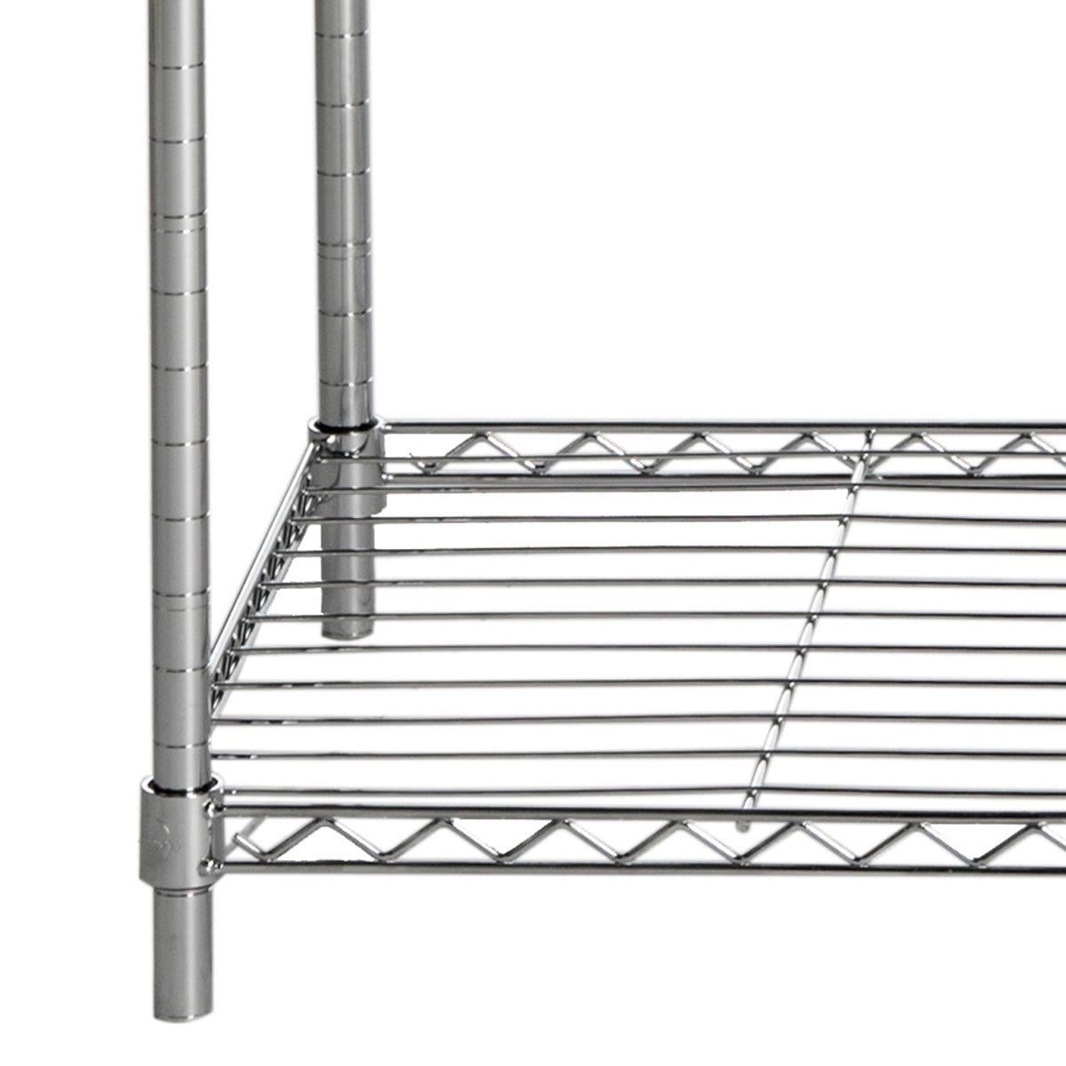 Chrome Wire Adjustable Garment Rack Z118438