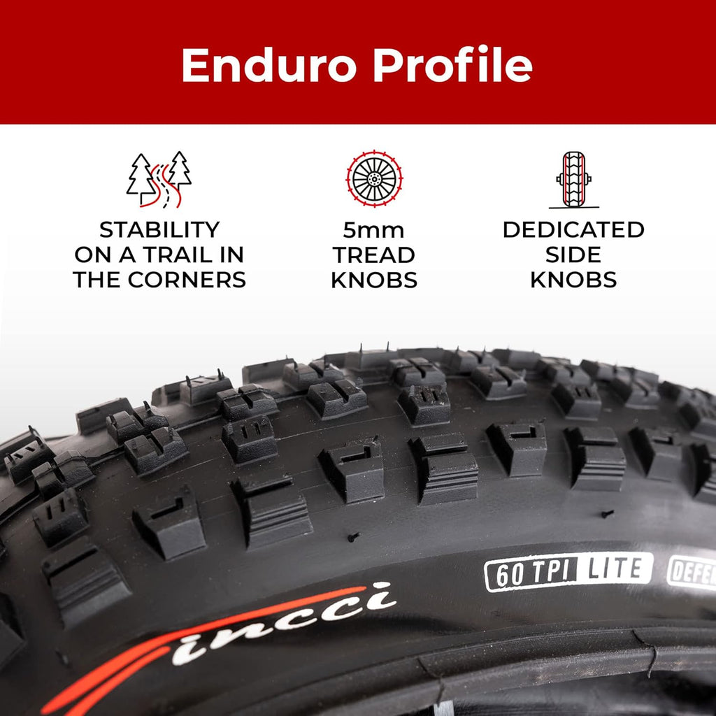 Pair 27.5 x 2.35 Inch 60 TPI Foldable All Mountain Enduro Tires B5908
