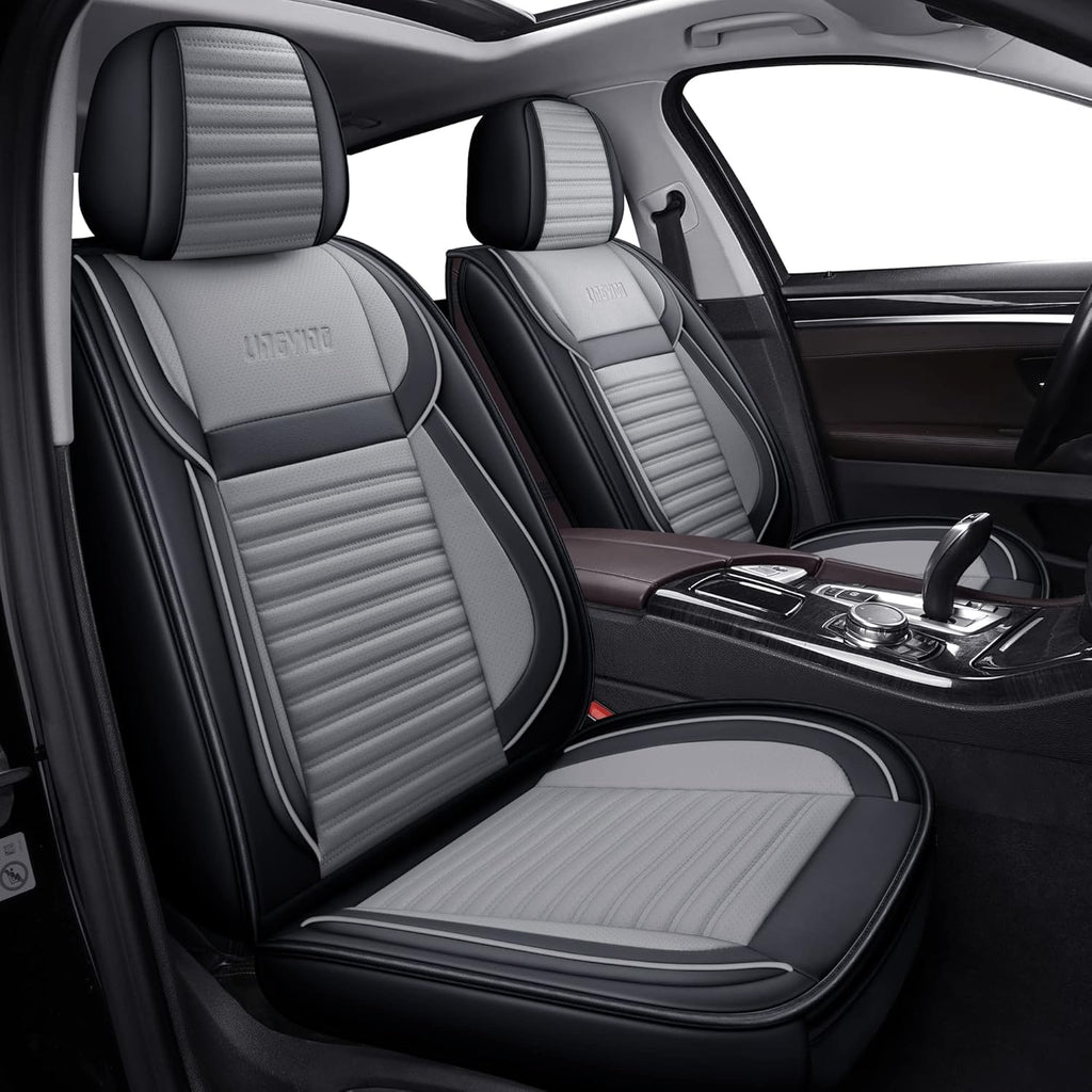 Red line Faux Leather Automotive Seat Covers L54581