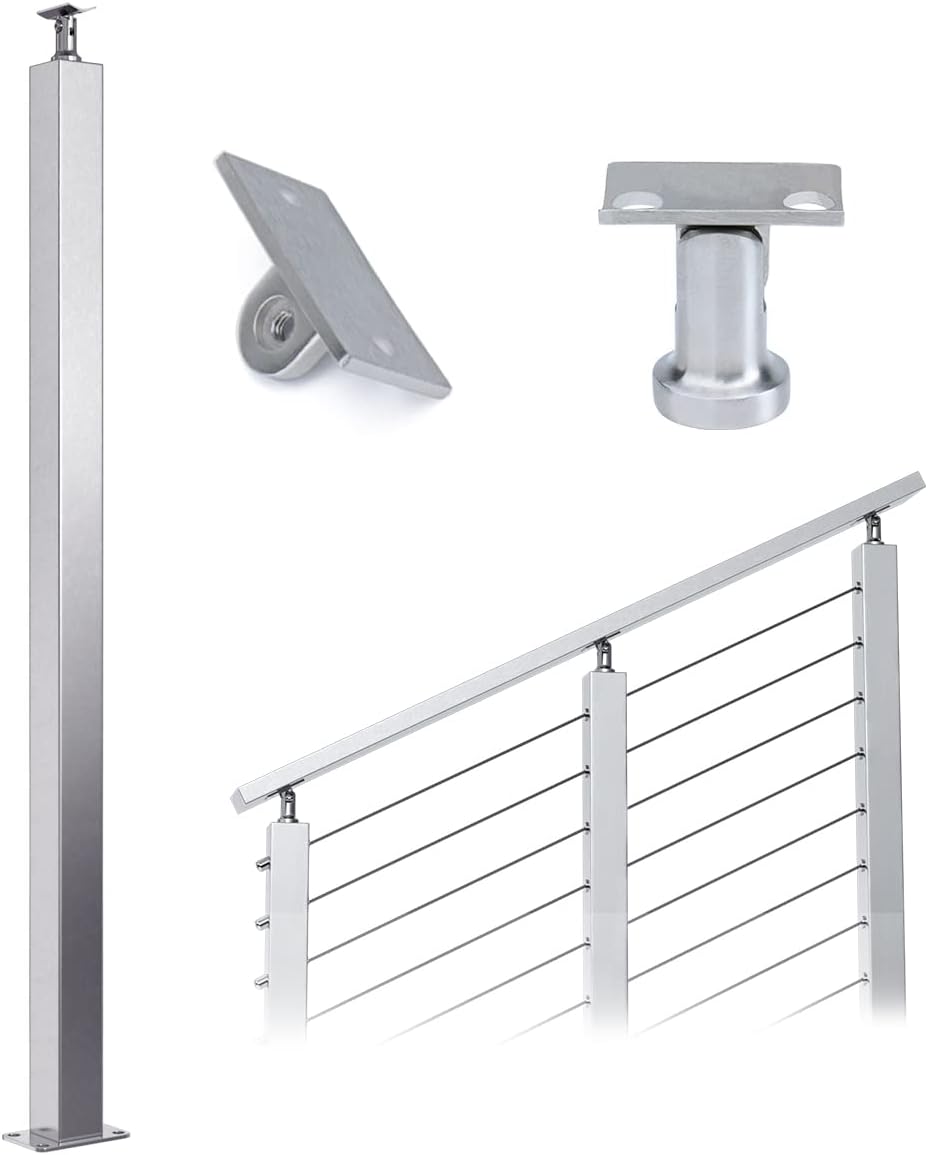 Stainless Steel Brushed Finishing Pre-Drilled Post C3989