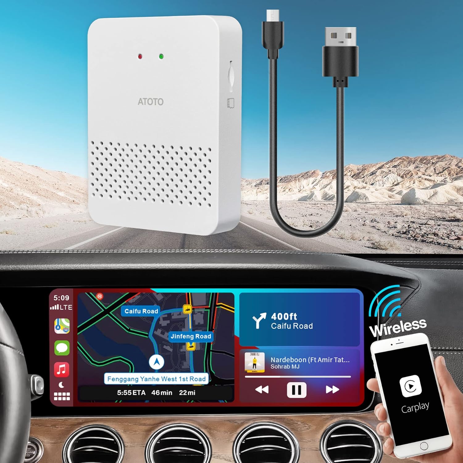 Wireless CarPlay Adapter Pack of 2 L568909