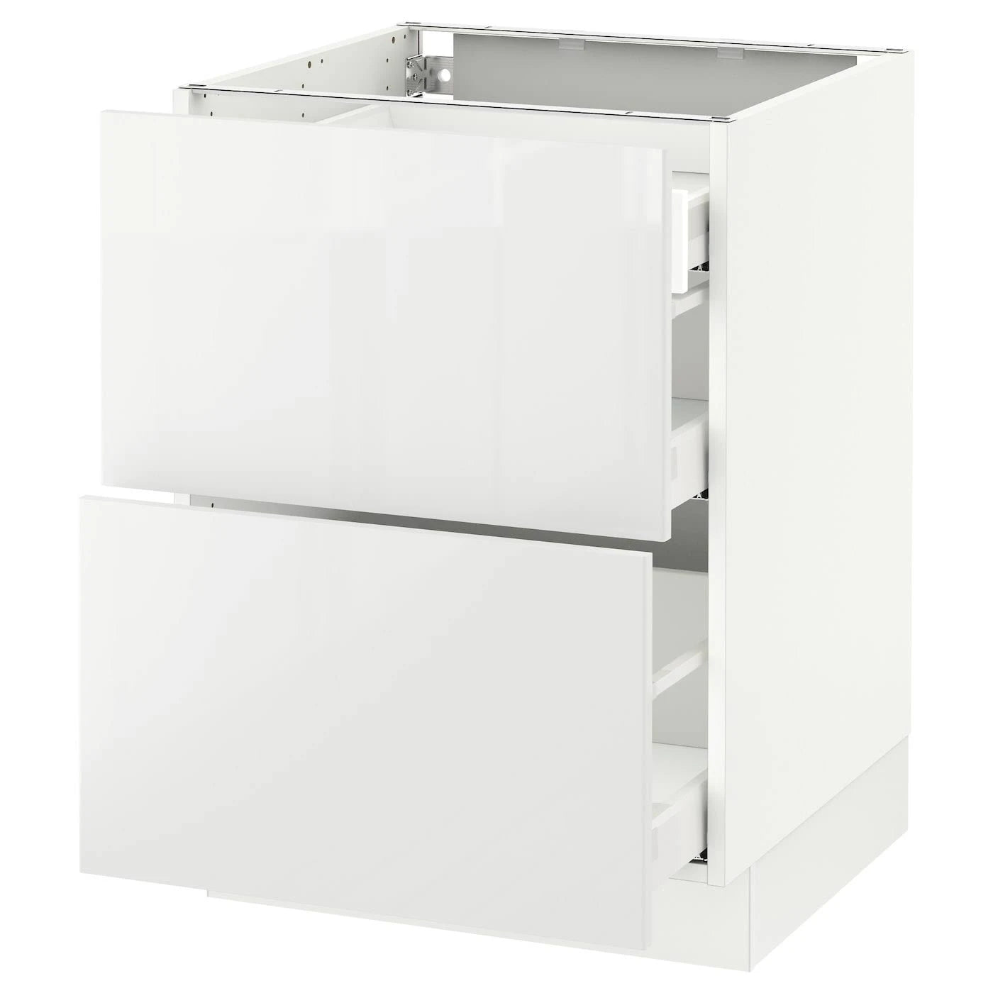 White 3 Drawer Base Cabinet G9729