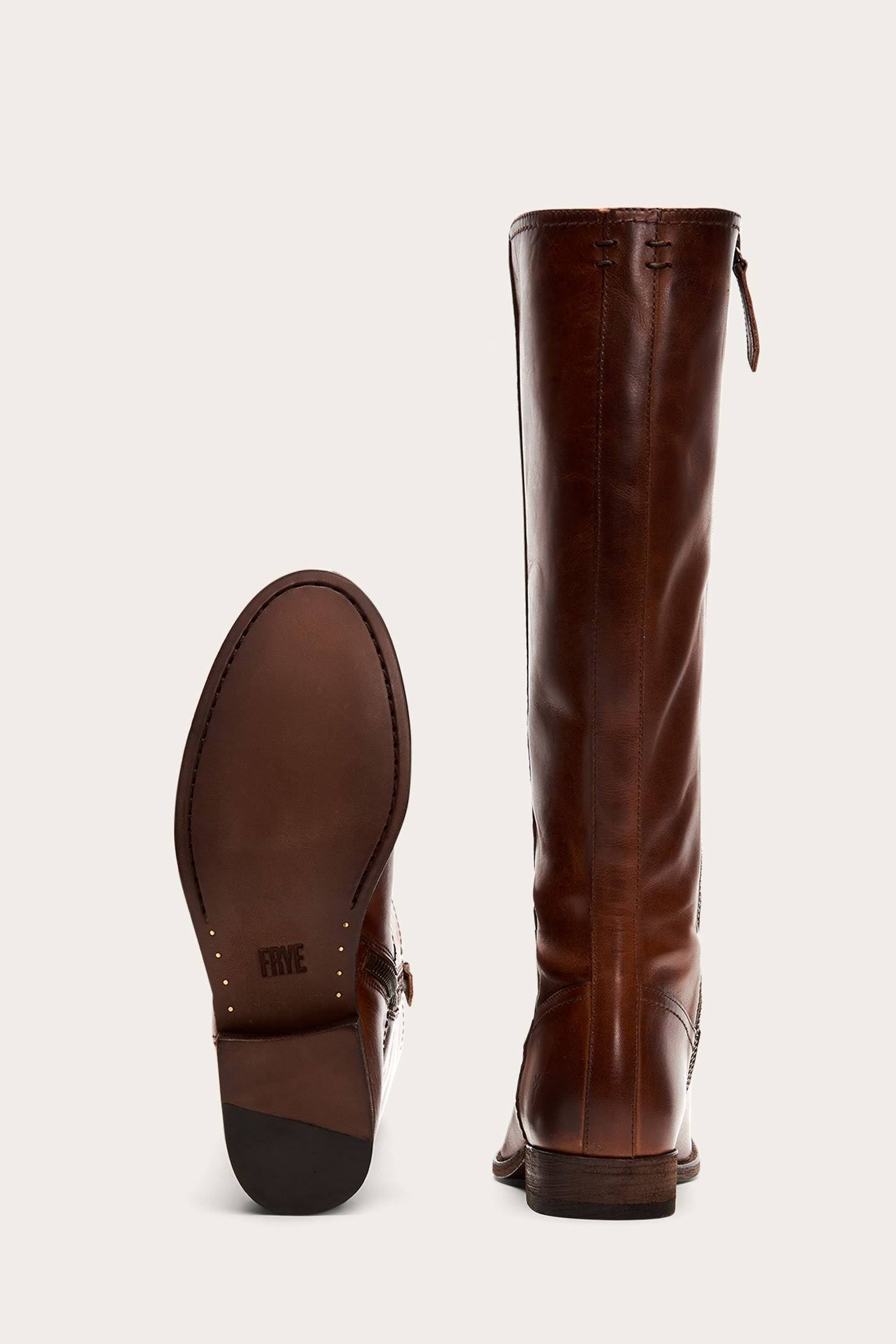 Caramel Inside Zip Tall Boots N316