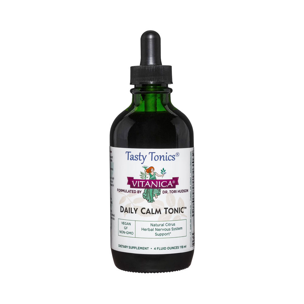 Daily Calm Tonic Liquid Supplement, Alcohol Free, Vegan, 4 Ounce F232993