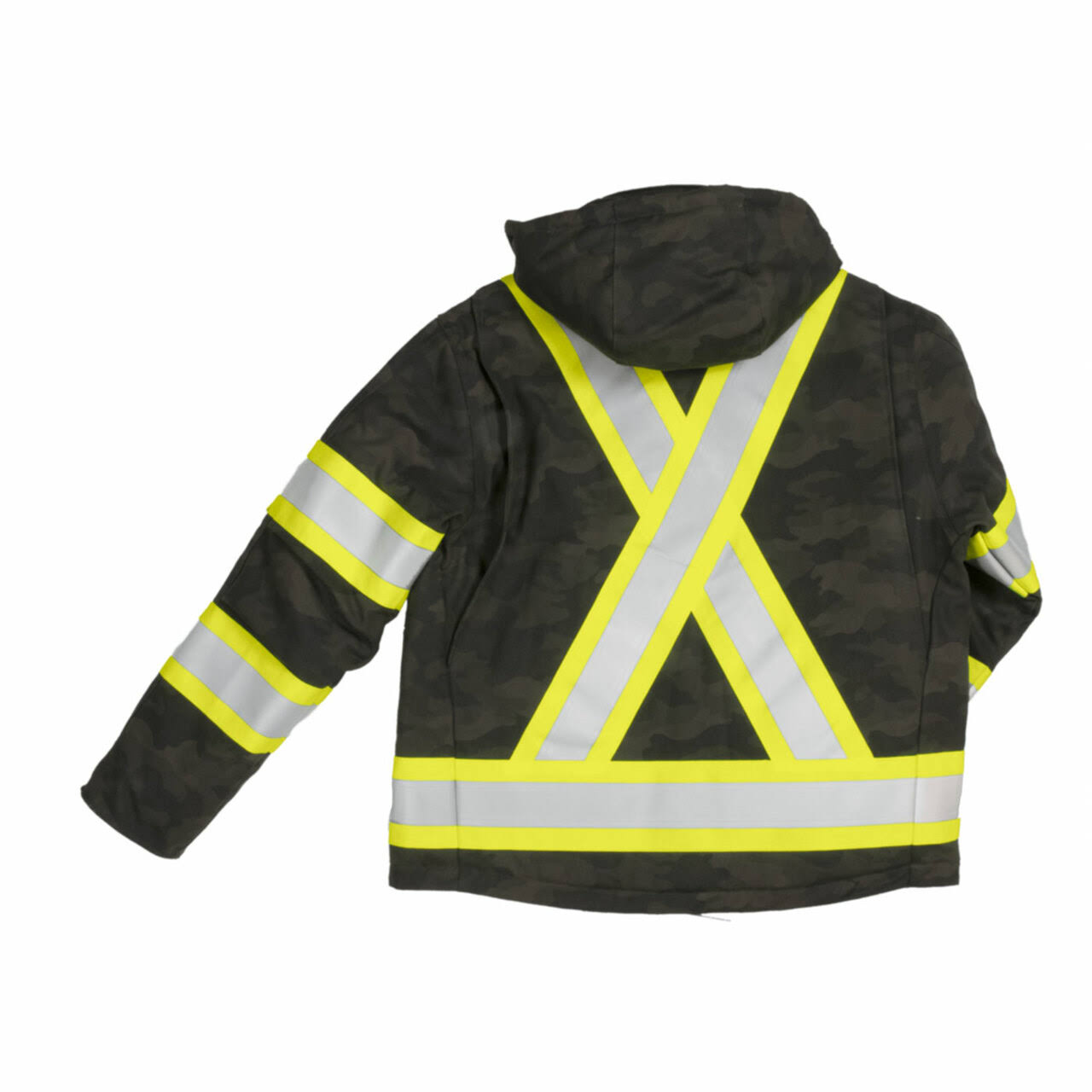 Class 1 Camo Duck Safety Jacket Extra Large High Visibility I16756