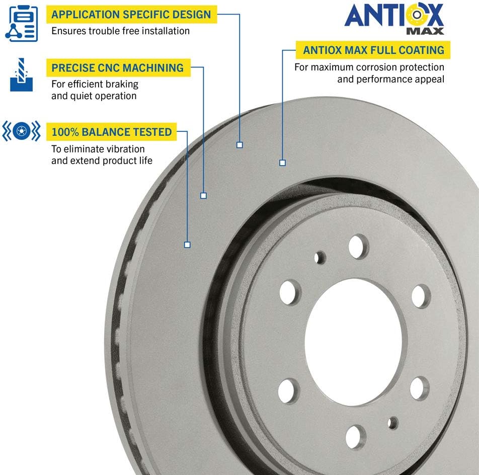 Front Brake Calipers Rotors Ceramic Pads C993314
