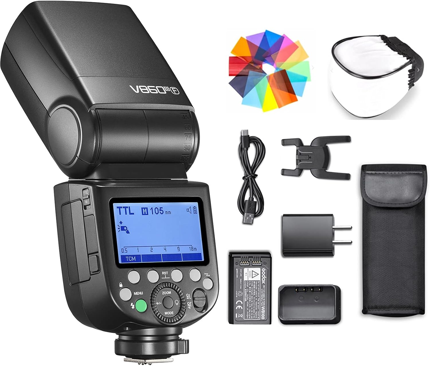 TTL 2.4G Wireless HSS Flash Speedlite O233