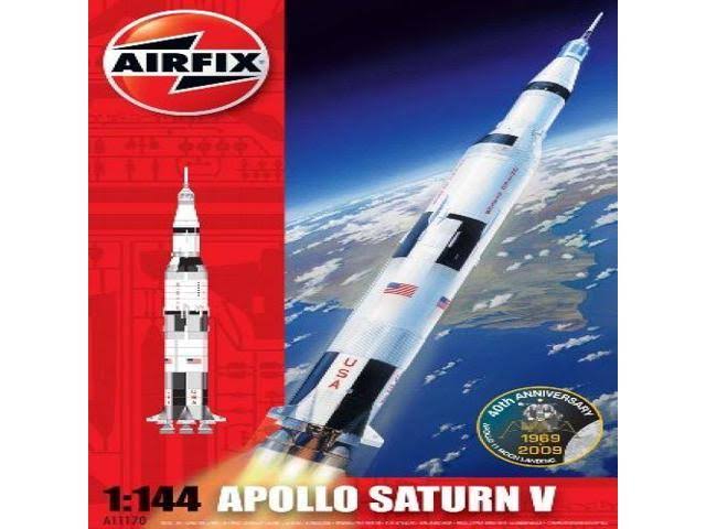 1:144 Scale Nasa Apollo Saturn V Rocket Model Kit E924