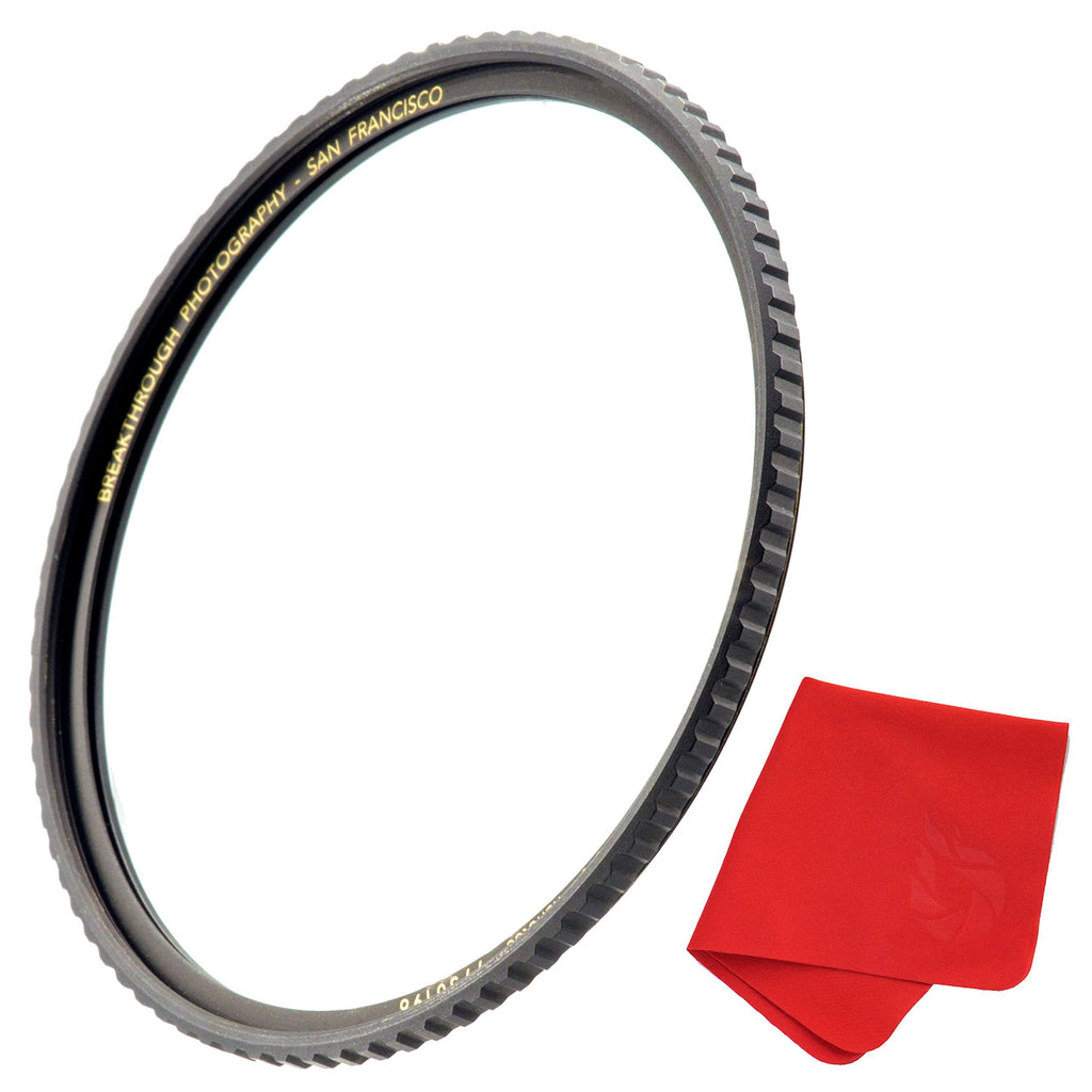 77mm X4 UV Filter for Camera Lenses with Lens Cloth Q978