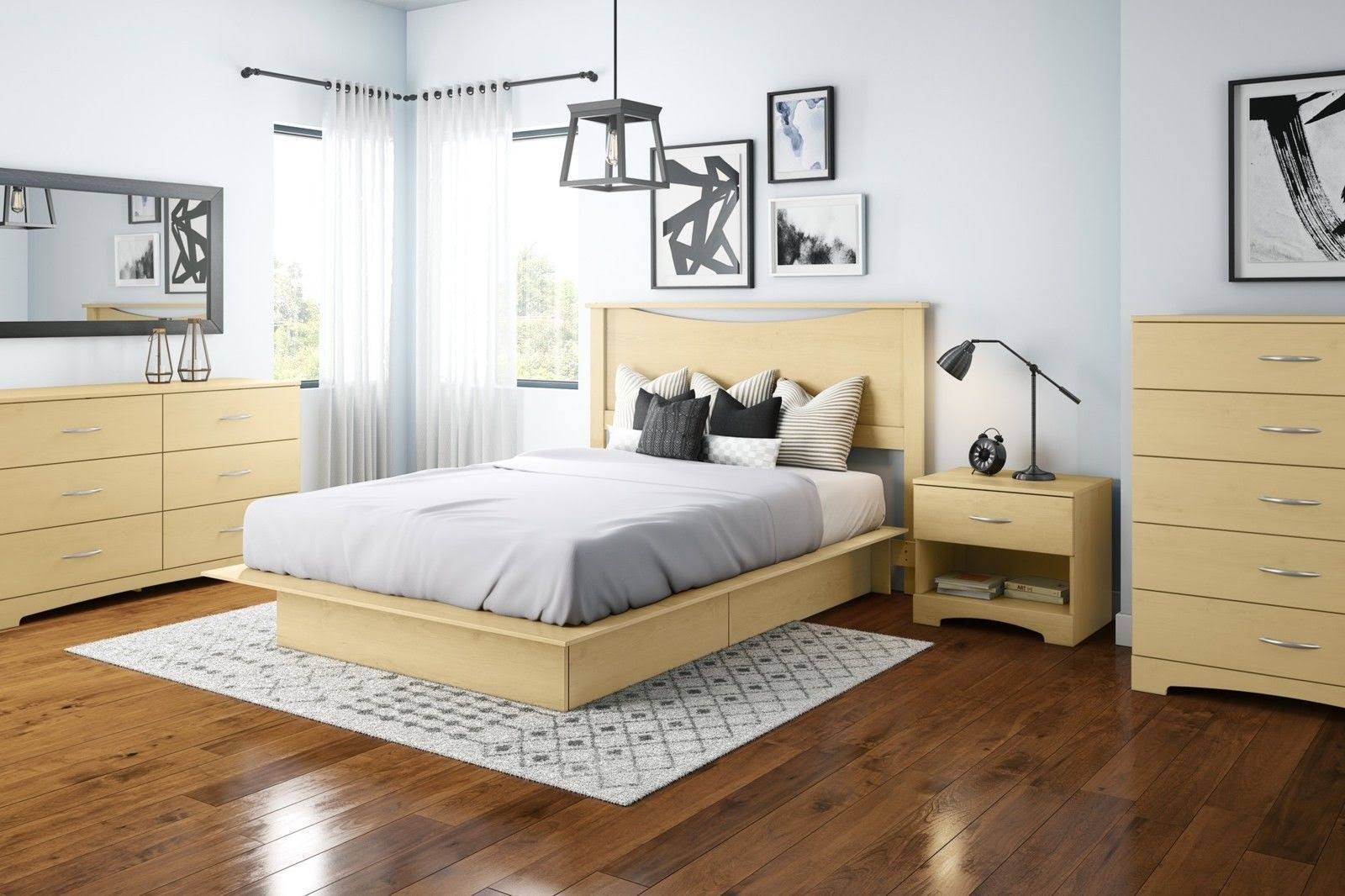 Full/Queen Headboard - Natural Maple B990