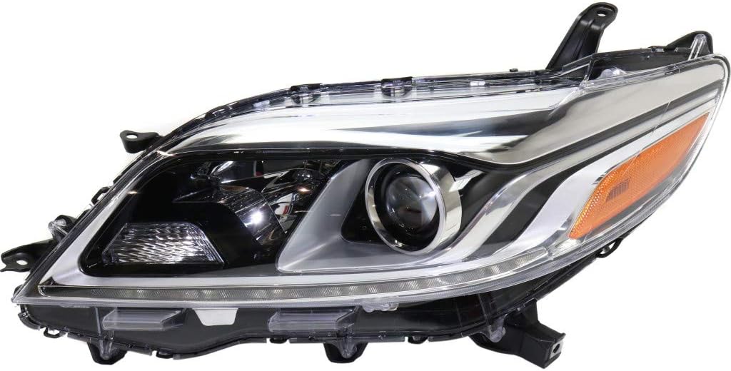Headlight Assembly with LED DRL Driver Side M27094