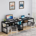 78.7" Double Desk with Shelf O13109