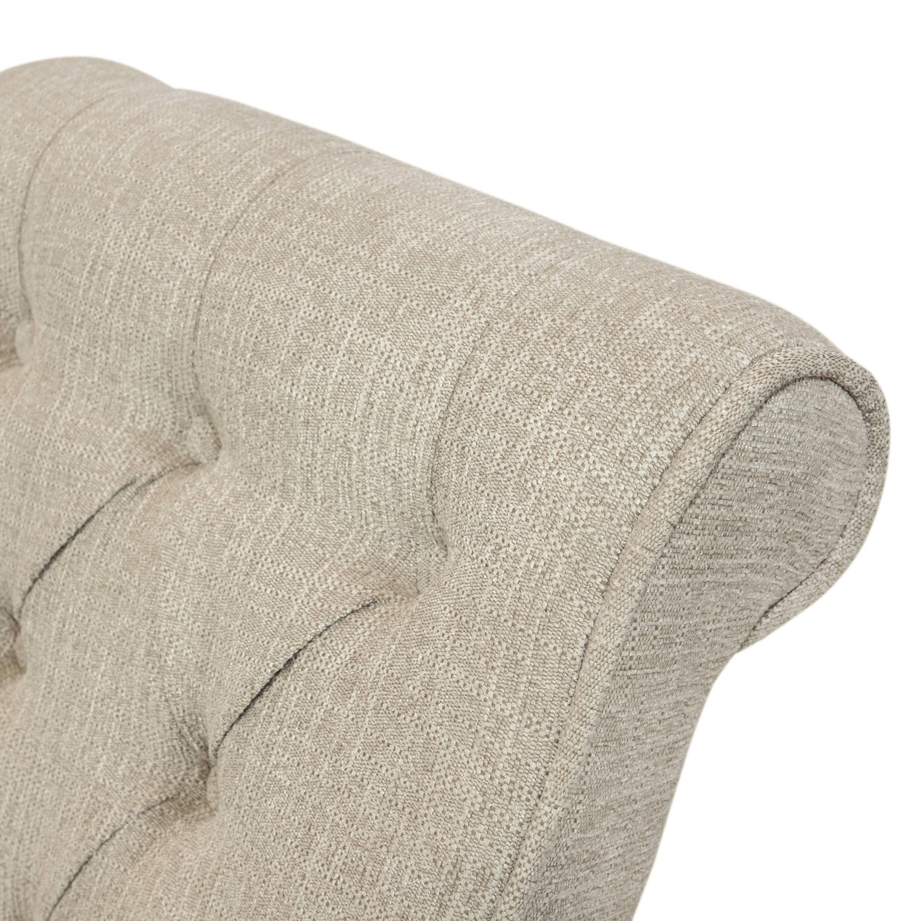 Taupe Chenille Counter Height Chair Set of 2 T4766