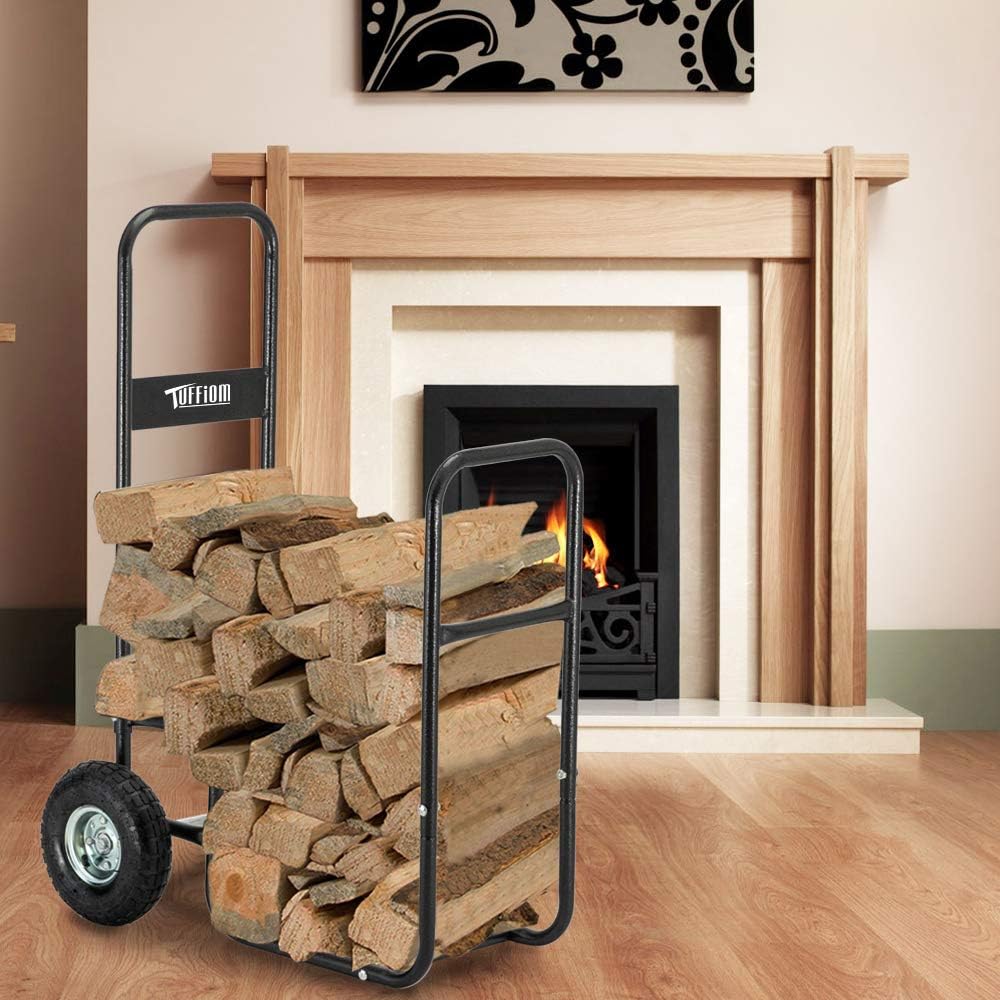 Firewood Cart with Large Wheels S69754