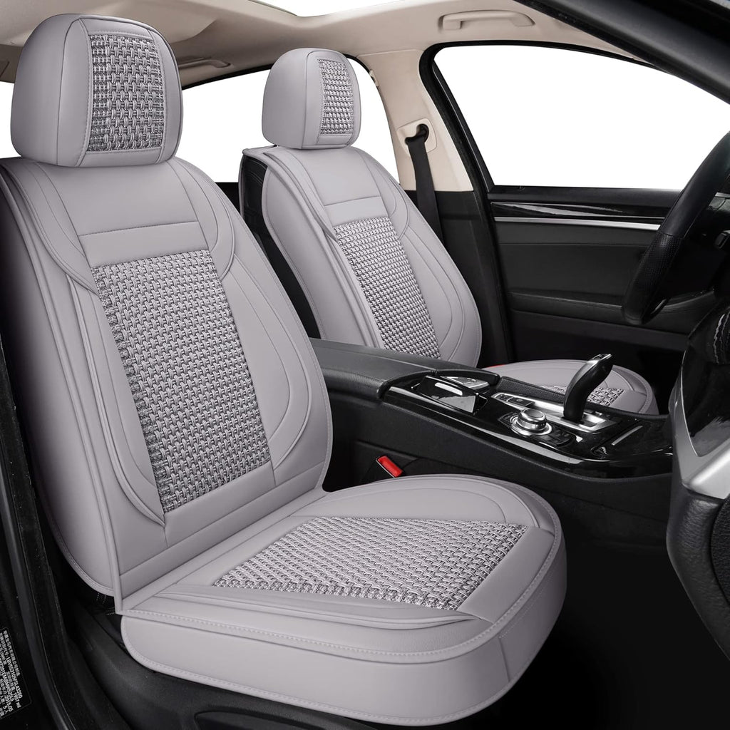 Red line Faux Leather Automotive Seat Covers L54581