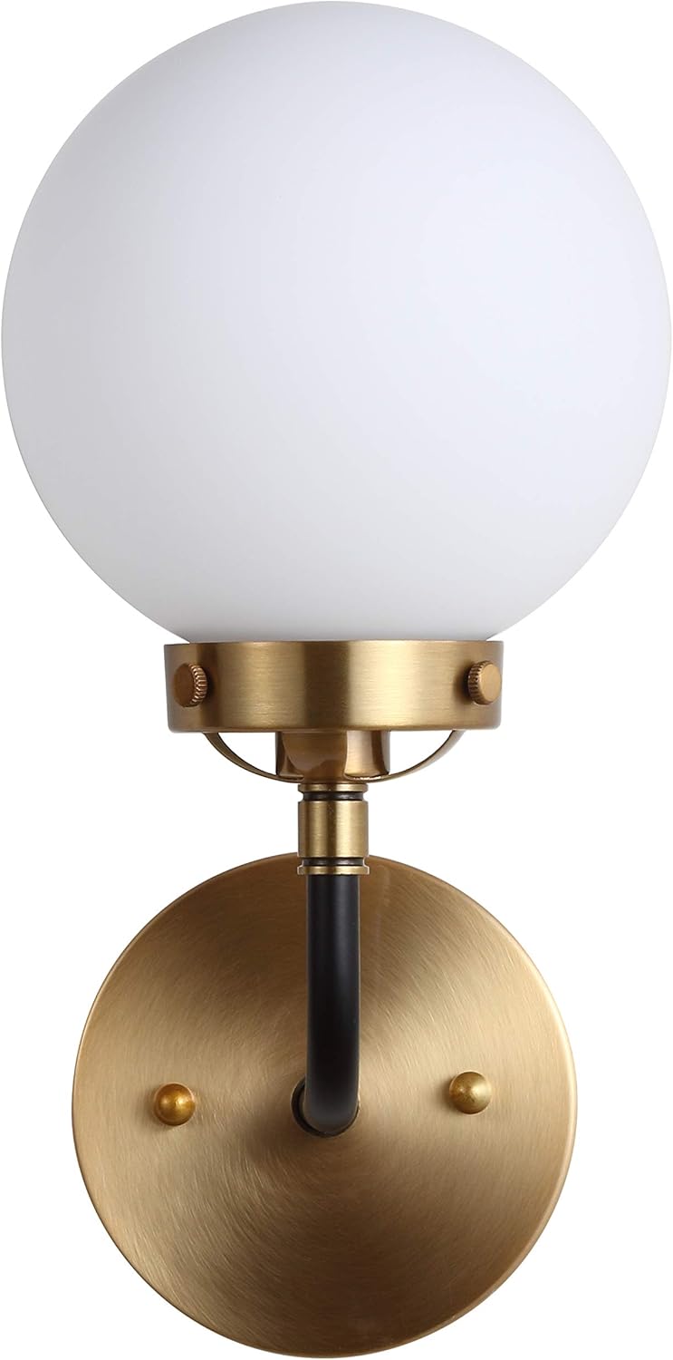 Brass Gold/Black 2-Light Sconce M1250