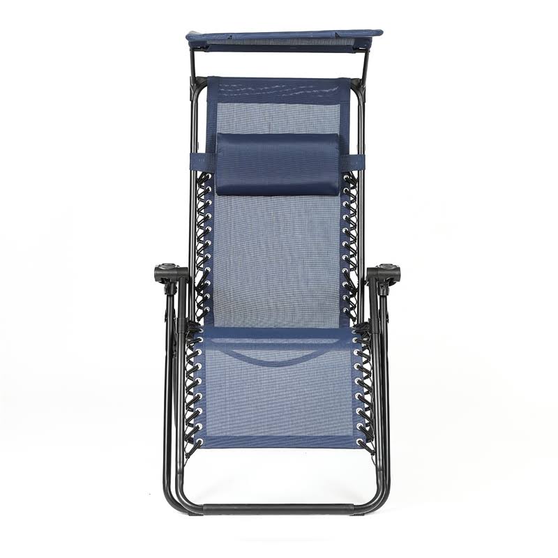 Blue Zero Gravity Chair with Canopy W152339