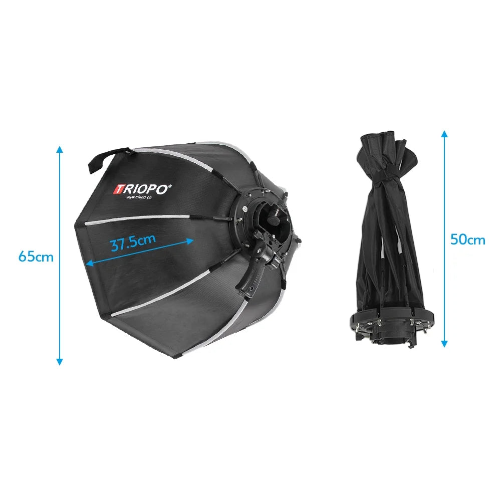 65cm Foldable 8-Pole Octagon Softbox with Soft Cloth Handle X82502