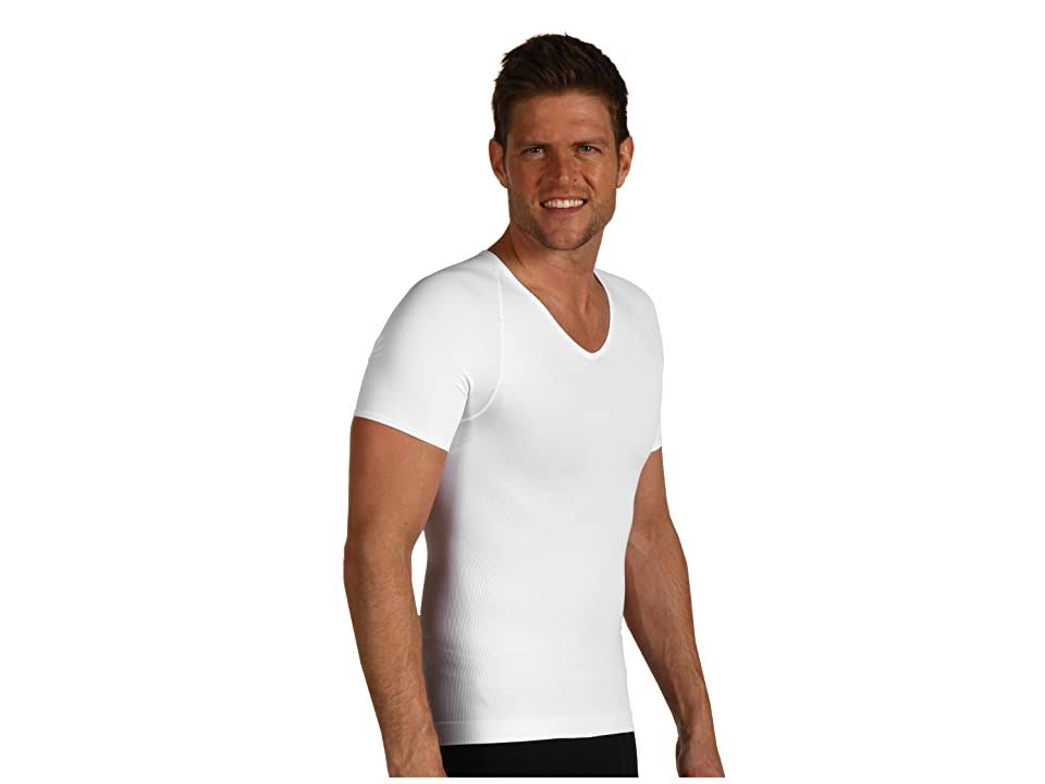 White V-Neck Tee B6198