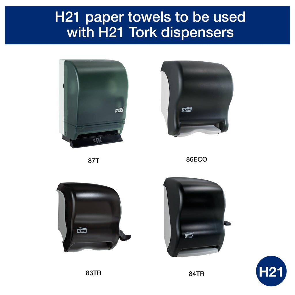 1-Ply White Hardwound Roll Towel, 6/Carton J672388