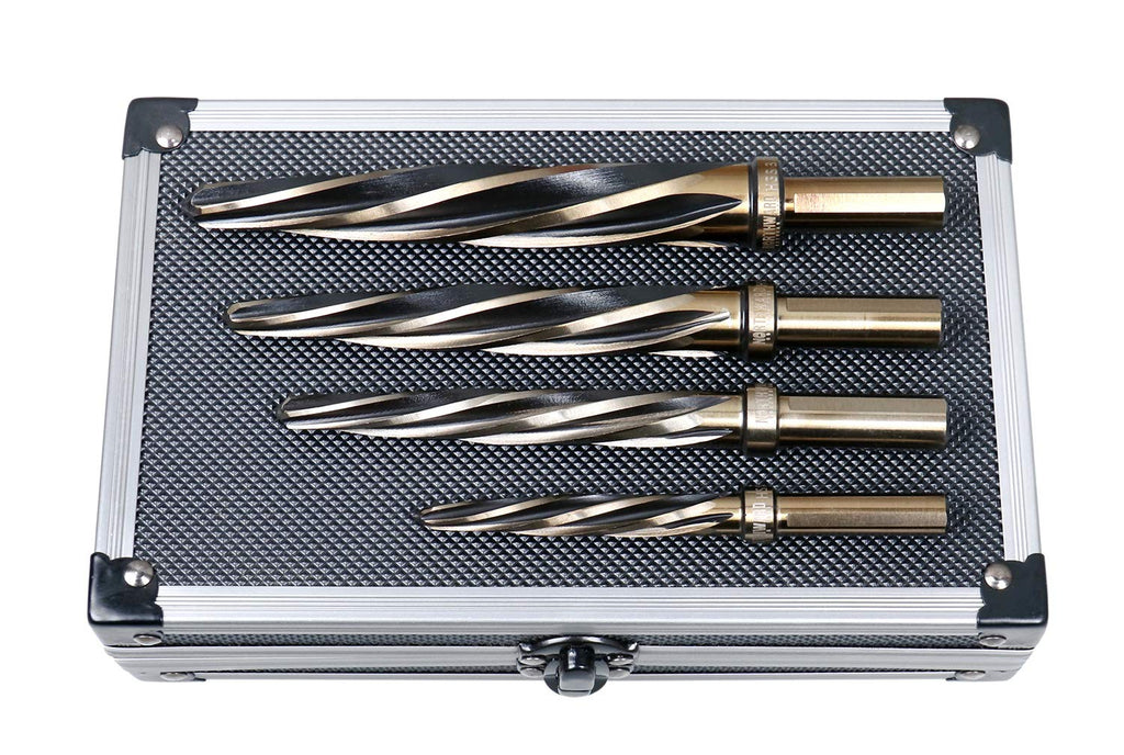 4 Pc H.S.S. Standard Spiral Flute Car Reamer Set P69724