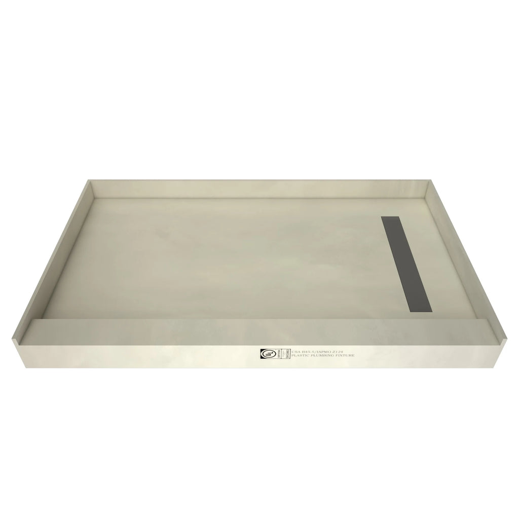 Nickel 42" X 48" Rectangular Shower Base P5800