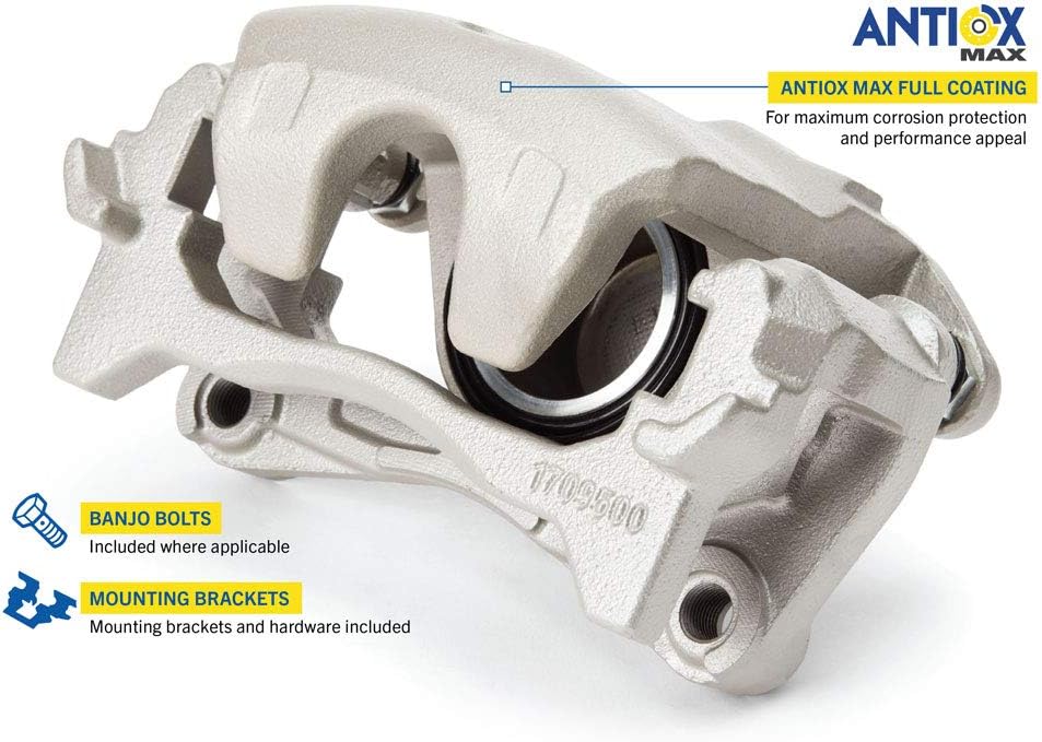 Front Brake Calipers Rotors Ceramic Pads C993314
