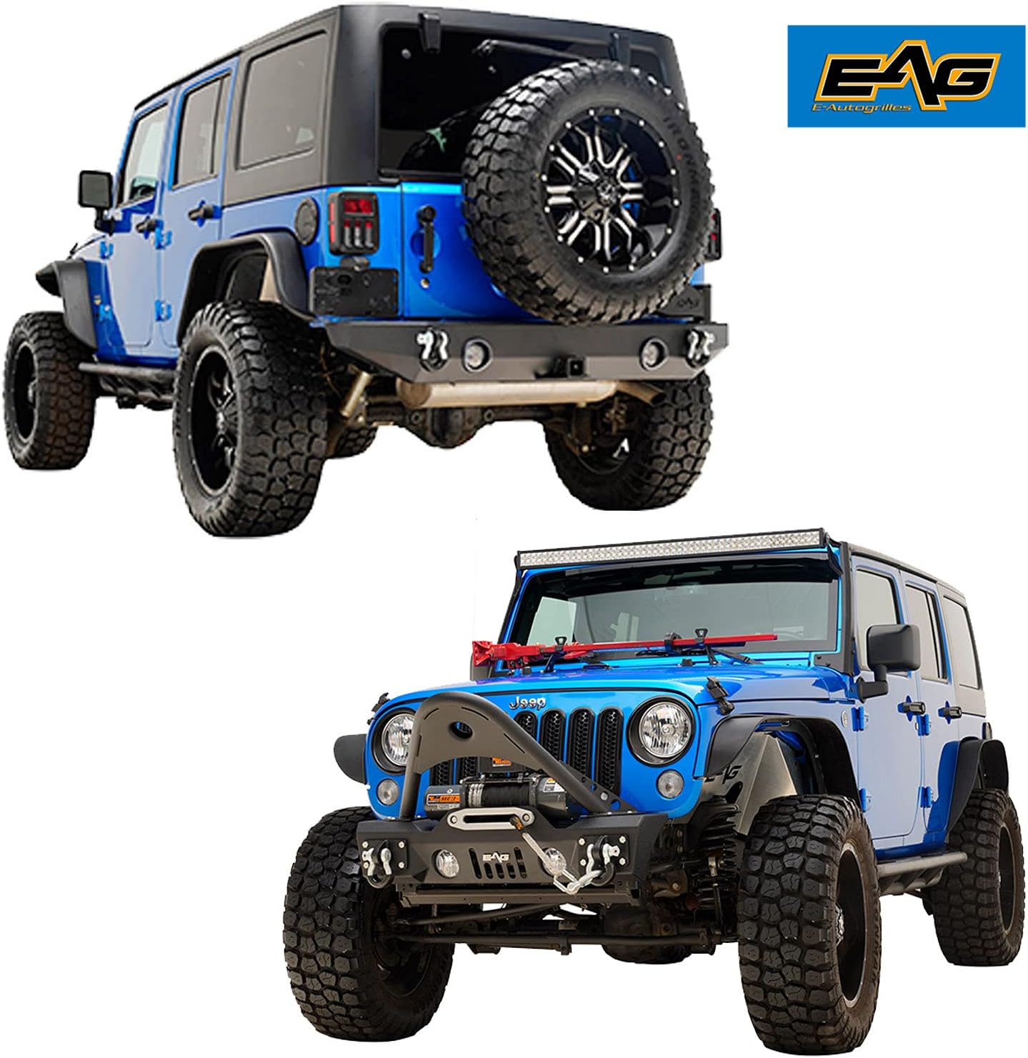 Front Bumper with Tire Carrier Combo M589