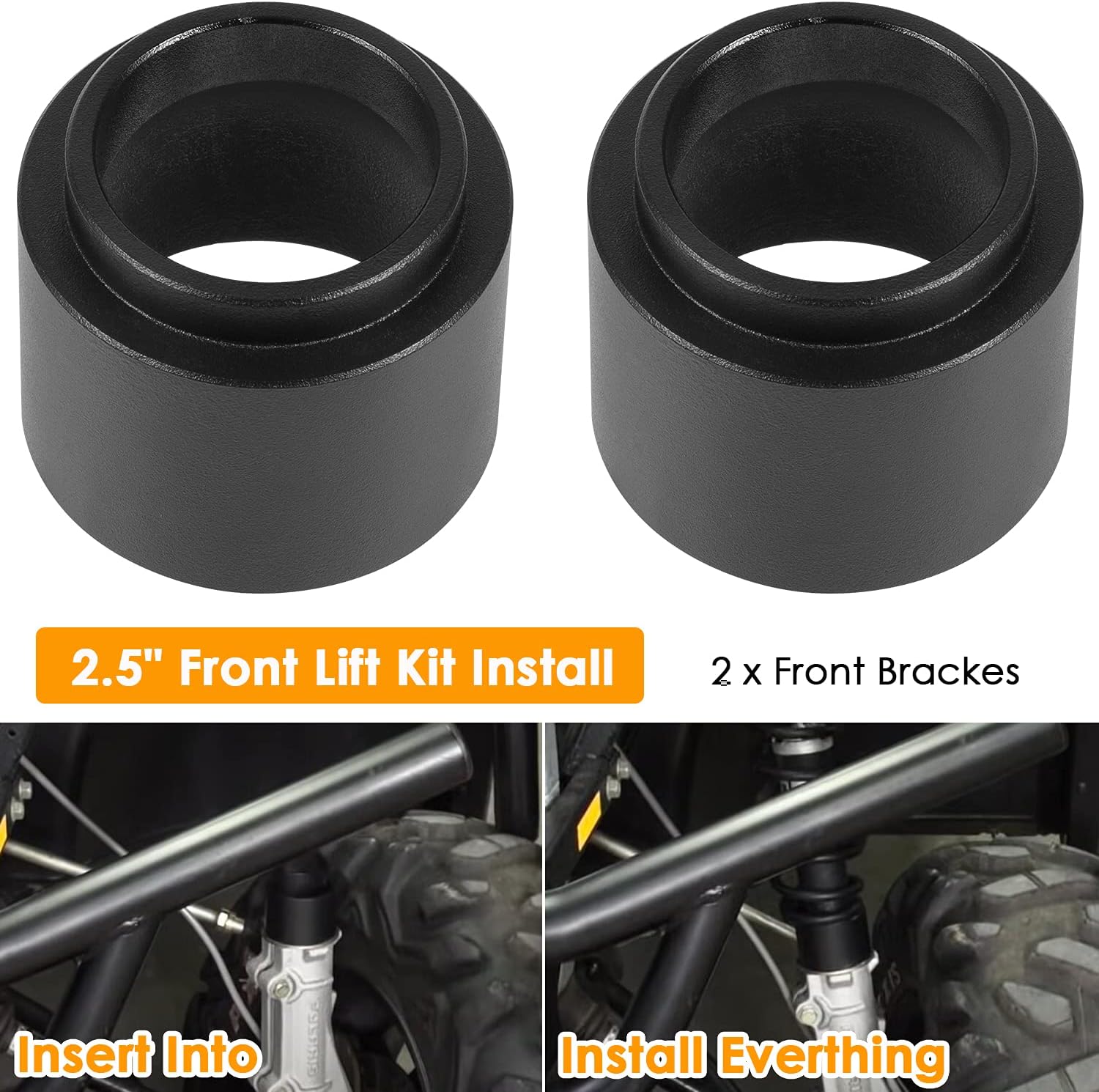 2.5'' Lift Kit UTV Front & Rear Suspension Pack of 2 T4122