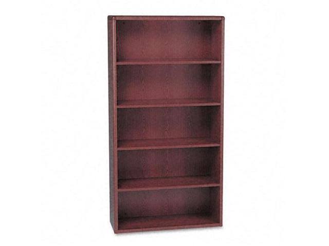 5-Shelf Mahogany Wood Bookcase G858006