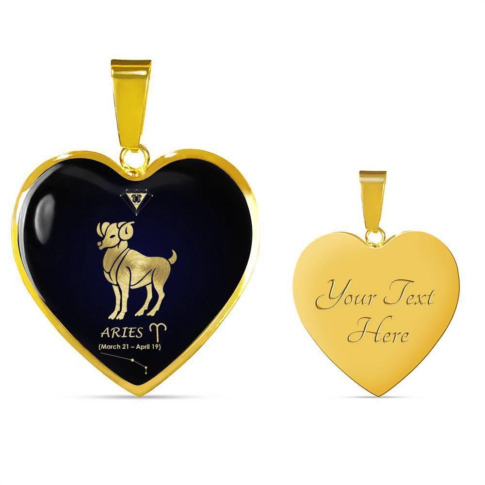 18k Gold Stainless Steel Zodiac Necklace D587610