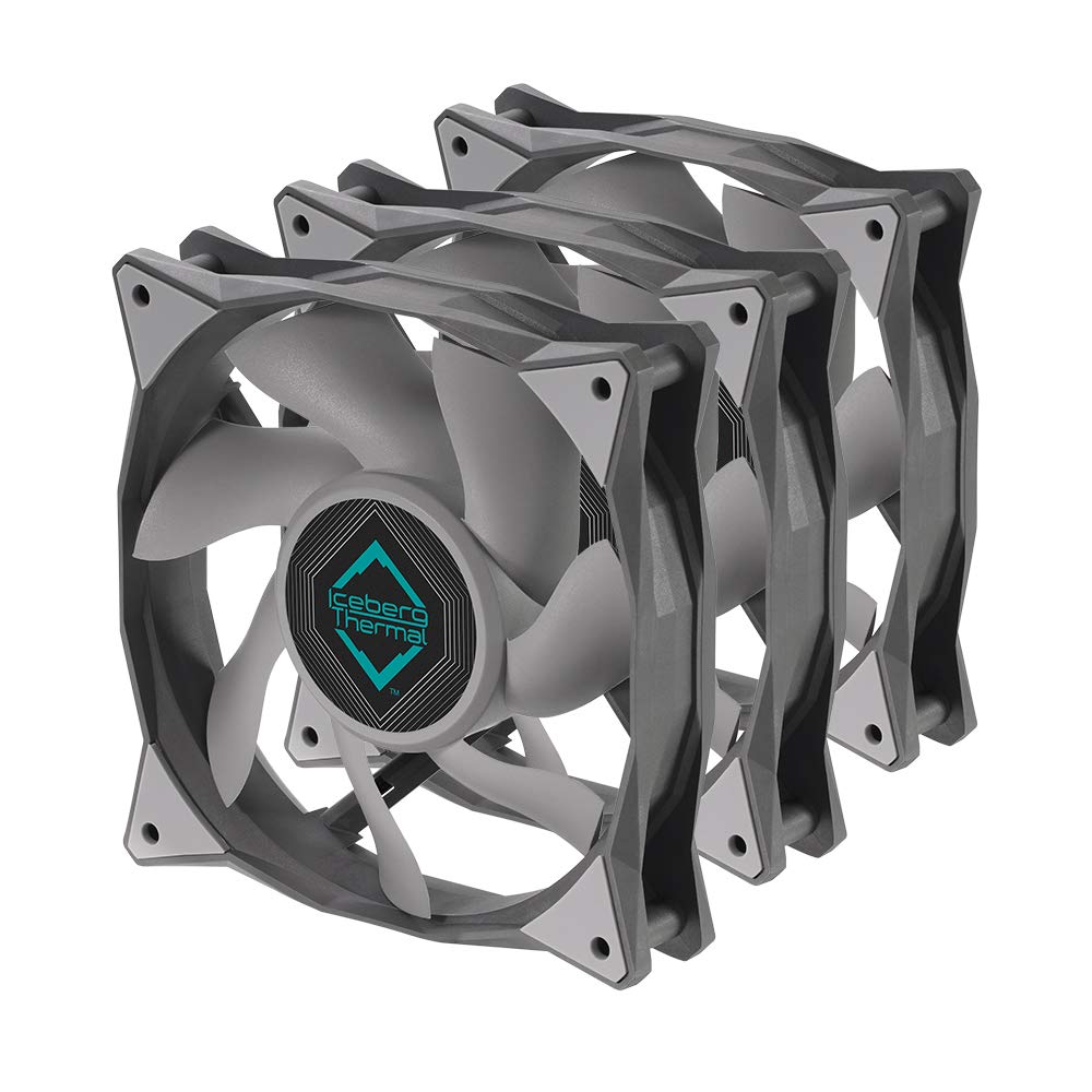 Black 120mm PWM Case Fan (3-Pack) F73082