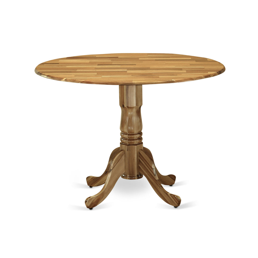 5-Pc Mid Century Dining Table Set with 4 Kitchen Chairs Z8311