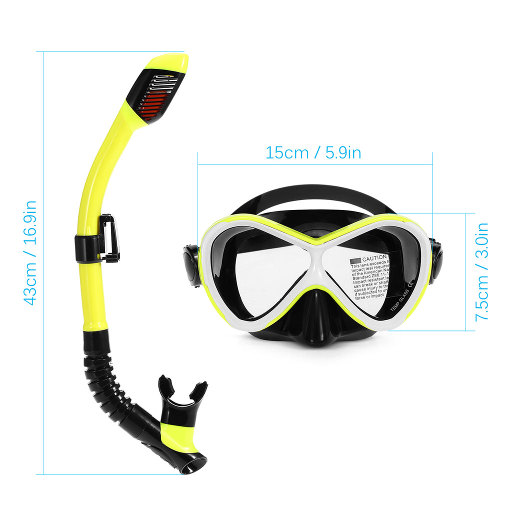 Snorkel Tube with Lens Adjustable Y7236