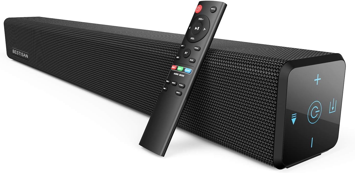32 Inch 2.1 Channel Bluetooth Soundbar with Built-in Dual Subwoofer L261