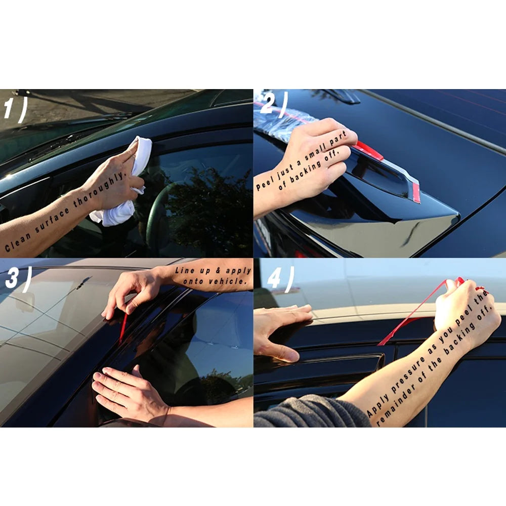 Rear Roof Window Spoiler Shade J37847
