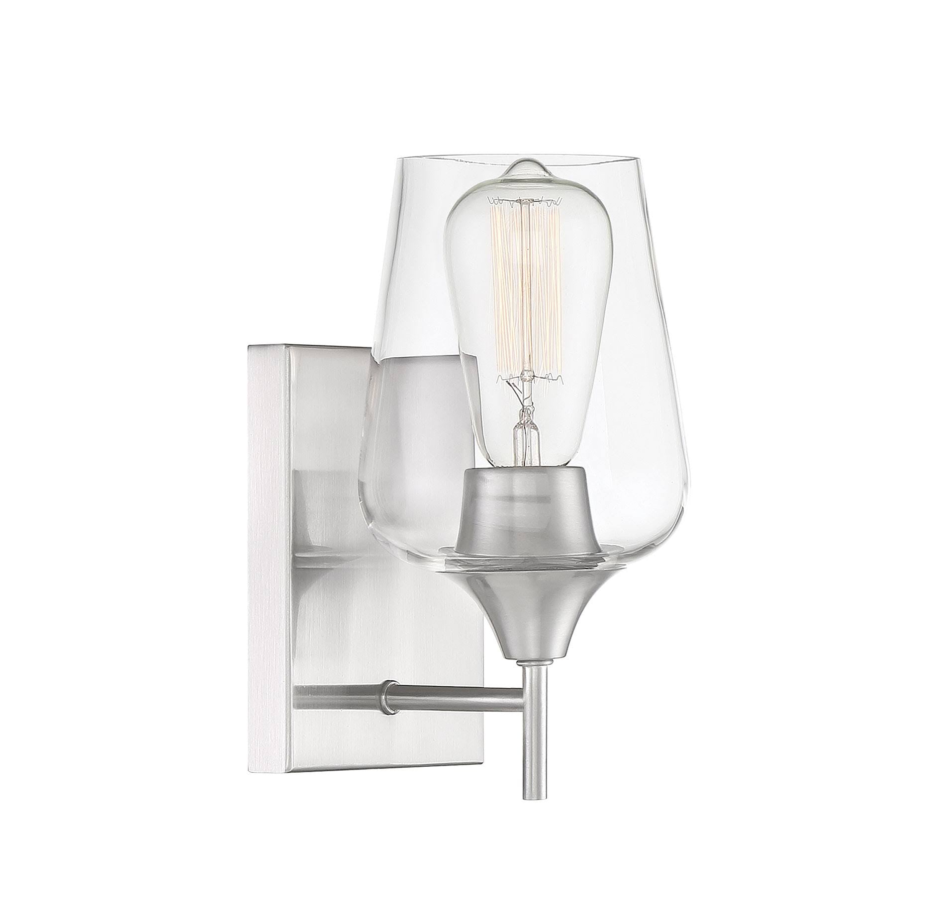 Satin Nickel Sconce V72956